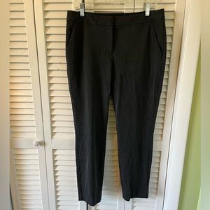 Express Mid Rise Straight Leg Columnist Gray Pants Size 10